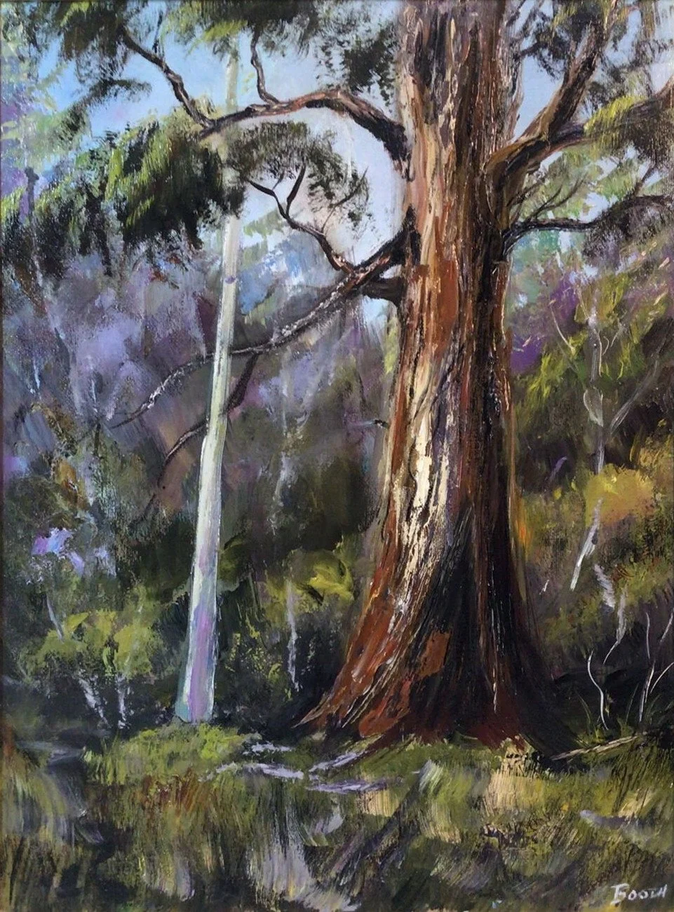 H.A.G Heerings Framed Landscape Oil Painting — Hatherley Fine Art